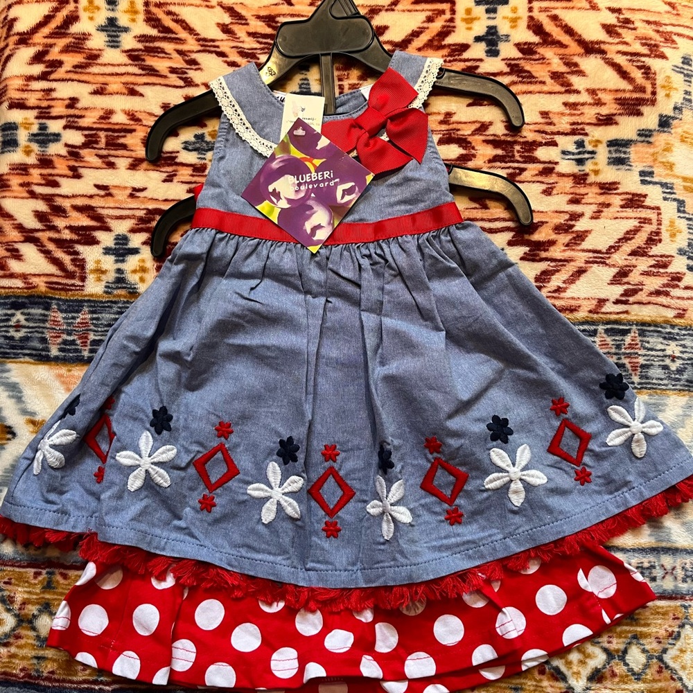 Two Piece Baby Girl Dress Set